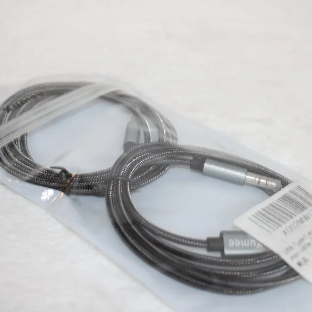**2 Pack** Xumee USB Type C Male to 3.5 mm Aux Cable Male